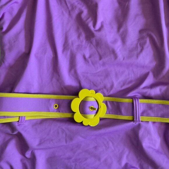 Kate Spade New York Purple One Piece Bathing Suit, Size L - Picture 5 of 5
